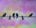 Birds on Clothesline thumbnail view