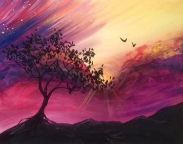 Day Dreamer - Paint Nite event in New Westminster, BC
