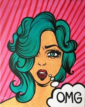 OMG - Paint and sip event at Katsuya L.A. Live | Downtown in Los Angeles, CA - PaintNite.com