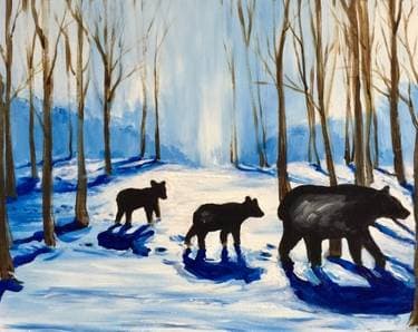 It's Beary Cold - Paint and sip event at Mossop's Social House in Toronto , ON - PaintNite.com