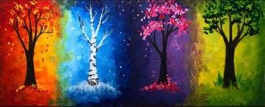 Seasons Partner Painting - Paint and sip event at Palmetto--Don Nachos in Palmetto, GA - PaintNite.com