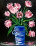 Impressionist Pink Tulips thumbnail view
