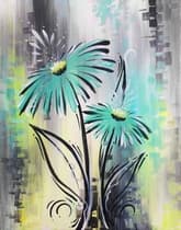 Whimsical Blue Gerbera thumbnail