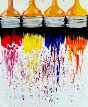 Splish! Splash! - Paint and sip event at Birchwood Grill in Kenosha, WI - PaintNite.com