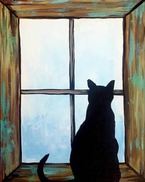 Waiting for Summer II - Paint and sip event at 300 Club Lounge (Yosemite Lanes) in MODESTO, CA - PaintNite.com