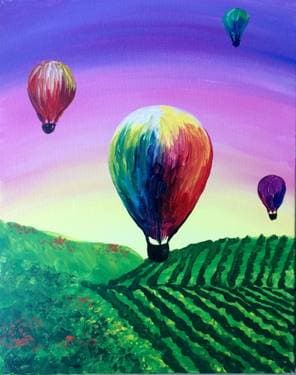 Early Risers - Paint and sip event at Vivianos (Chesterfield) in Chesterfield, MO - PaintNite.com