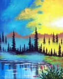 Misty Morning Lake thumbnail view