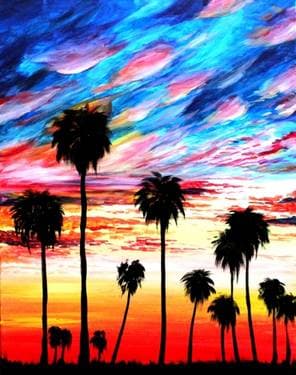 California Dreamin - Paint and sip event at Diana's Oyster Bar - Markham in Markham, ON - PaintNite.com