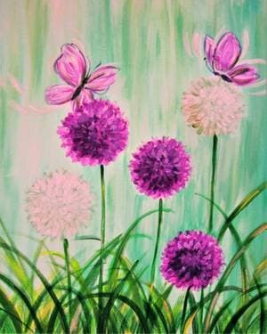 Butterflies and Blooms - Paint Nite event in Florence , KY