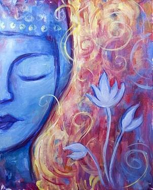 Abstract Meditation - Paint and sip event at Brothers Restaurant in Brookline, MA - PaintNite.com