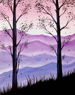 Mountain Morning - Paint and sip event at Sutter Buttes Brewery in Yuba City, CA - PaintNite.com