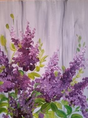 Lovely Lilacs - Paint Nite event in Manassas, VA