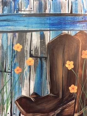 Barnyard Boots - Paint and sip event at Old Flame Brewing Company Port Perry in Port Perry, Durham Region, ON - PaintNite.com