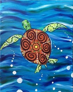 Painted Sea Turtle thumbnail