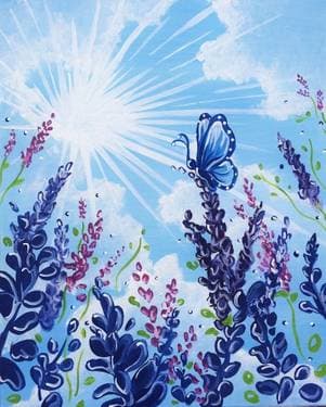 Among the Lavender - Paint and sip event at Lavande Braydale Lavender Farm in Moose Creek, ON - PaintNite.com