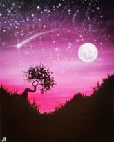 Moonlit Lone Tree thumbnail