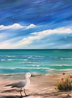 Beach Walker II - Paint Nite event in LEWES, DE