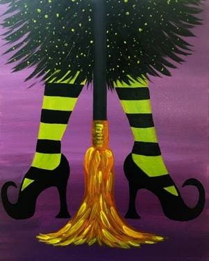 The Witch is Back - Paint and sip event at TalkTales Entertainment in Los Angeles , CA - PaintNite.com