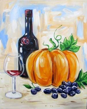 Fall Afternoon Break - Paint Nite event in Los Gatos, CA