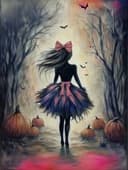 Girl in the Fall thumbnail view