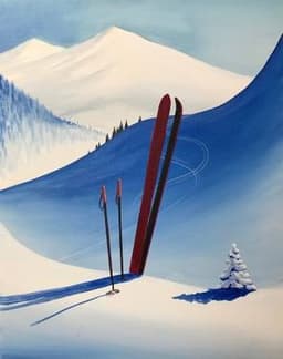 Vintage Winter Skiing thumbnail