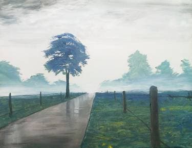 Rainy Drive - Paint and sip event at ALE - Amberwood Lounge & Eatery in Ottawa, ON - PaintNite.com