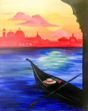 Paint and sip painting in Toronto