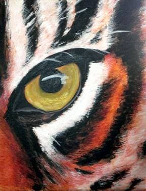 Eye of the Tiger - Paint and sip event at Homestyle Kitchen in Palmetto, GA - PaintNite.com