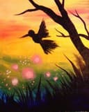 Humming Bird Taking Flight thumbnail view