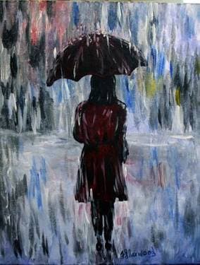A Walk In The Rain - Paint Nite event in Langley Twp, BC