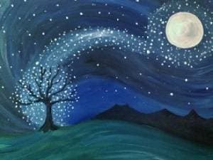 Stardust - Paint and sip event at Best Western Premier at Fisher's Landing  in VANCOUVER, WA - PaintNite.com
