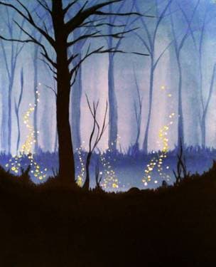 Blue Twilight - Paint Nite event in Chicago, IL