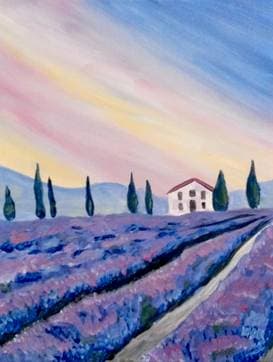 Lucky Lavender - Paint and sip event at Wild Wing Woodside Square in SCARBOROUGH, ON - PaintNite.com