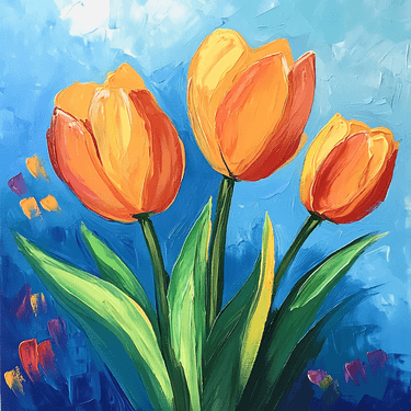 Spring Tulips  - Paint and sip event at Novotel Toronto Centre in Toronto, ON - PaintNite.com