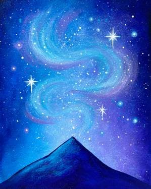Mountain Magic - Paint and sip event at Brunswick Bierworks in Toronto , ON - PaintNite.com