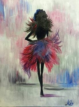 Whatever Lola Wants - Paint and sip event at Hastings Racecourse & Casino in Vancouver, BC - PaintNite.com