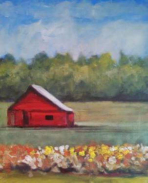 Red Summer Barn - Paint and sip event at The Pint Pot Public House in Eugene, OR - PaintNite.com
