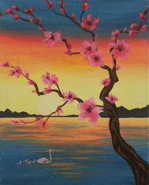 Serenity - Paint Nite event in Marina Del Rey, CA