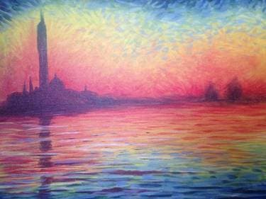 Monet Sunset - Paint and sip event at Guilford Hall Brewery  in Baltimore, MD - PaintNite.com