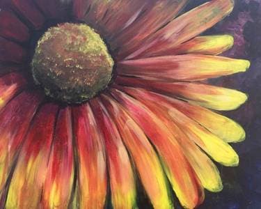Autumn Petals - Paint Nite event in Woburn, MA