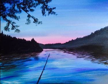 Sunday Fishing - Paint Nite event in London, ON