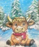 Snowy Cow thumbnail view