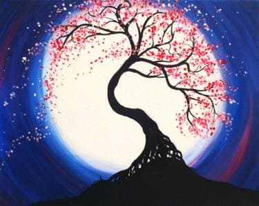 Moonlit Tree of Life - Paint Nite event in Johannesburg, ZAS