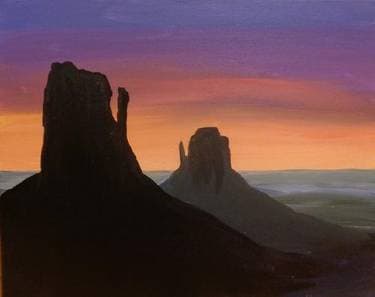 Utah Monument Valley - Paint and sip event at MTN WST Hard Cider in Salt Lake City, UT - PaintNite.com