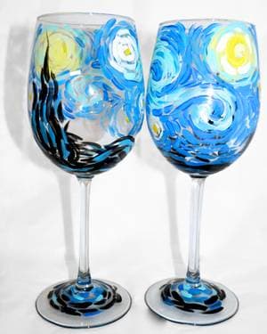 Starry Nite Glasses - Paint Nite event in Saskatoon, SK