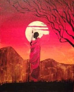 African Masai Warrior thumbnail