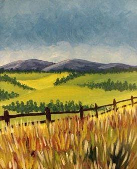 Irish Countryside - Paint and sip event at Pour Bros Taproom in Moline, IL - PaintNite.com