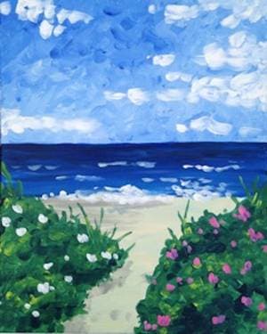 Beach Blooms - Paint Nite event in Brampton, ON