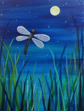Dragonfly - Paint and sip event at Private Venue ApCal in Madera, CA - PaintNite.com