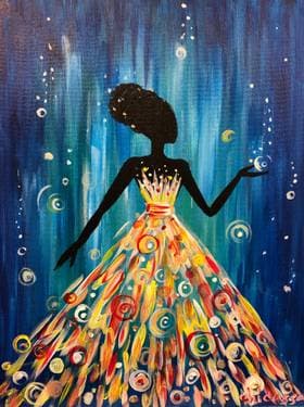 Autumn Queen - Paint Nite event in Duarte, CA